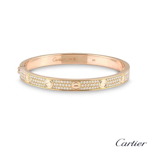 cartier love bracelet size 18 - cartier love bracelet rose gold.